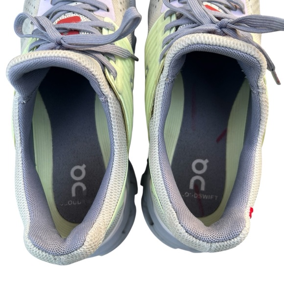 ON RUNNING On Cloud Cloudswift Sneakers Shoes Women’s Size 9.5 Ice/Oasis Gray - Picture 6 of 12
